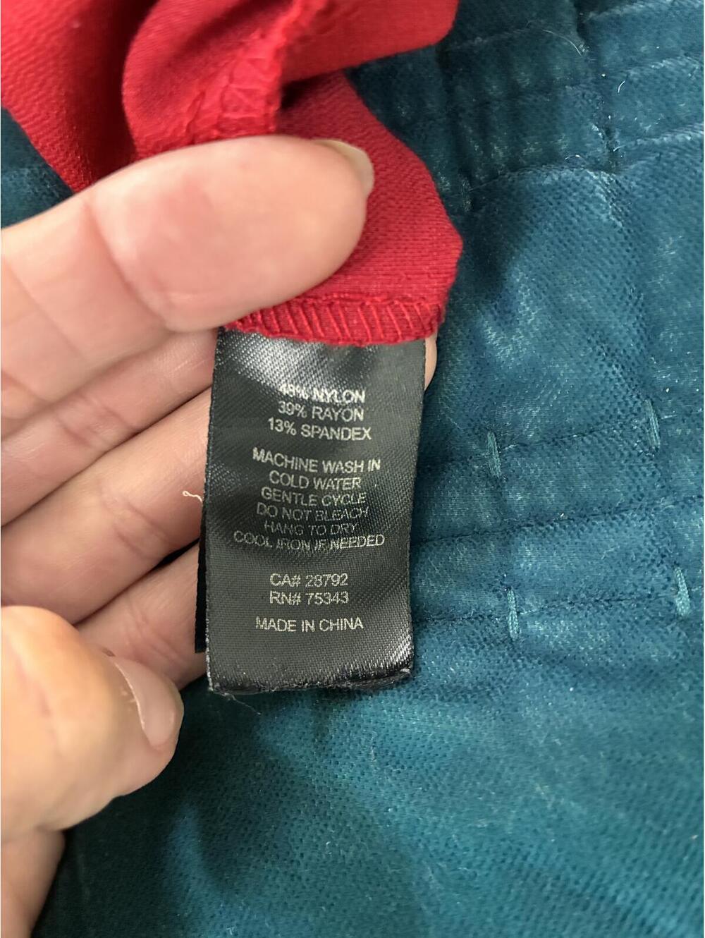 Rachel Zoe Red Stretch Leggings Size 8 - Picture 5 of 6